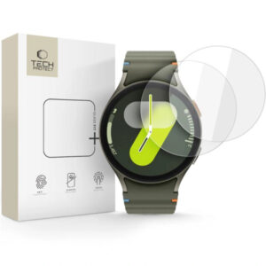 TECH-PROTECT GLASS FIT SAMSUNG GALAXY WATCH 4 / 5 / 6 / 7 (44mm) 2 PACK clear