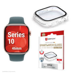 DISPLEX FULL BODY GLASS PROTECTOR FOR APPLE WATCH SERIES 10 46mm transparent
