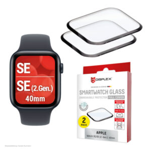 DISPLEX FC GLASS FOR APPLE WATCH SE(2) 40mm black (2pack)