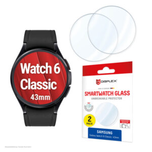 DISPLEX SMARTGLASS FOR SAMSUNG GALAXY WATCH 6 CLASSIC 43mm (2pack)
