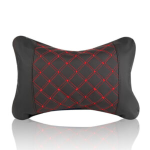 CAR HEADREST PILLOW black red