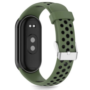 TECH-PROTECT REPLACMENT ICONBAND AIR FOR XIAOMI SMART BAND 8 / 9 / 10 / NFC green black