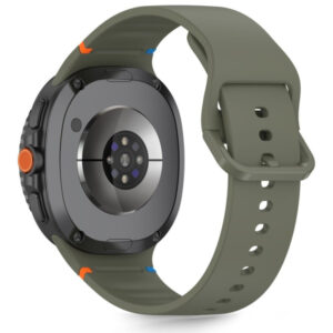 TECH-PROTECT REPLACMENT BAND SILICONE FOR SAMSUNG WATCH 8 / CLASSIC (40/44/46 mm) army green