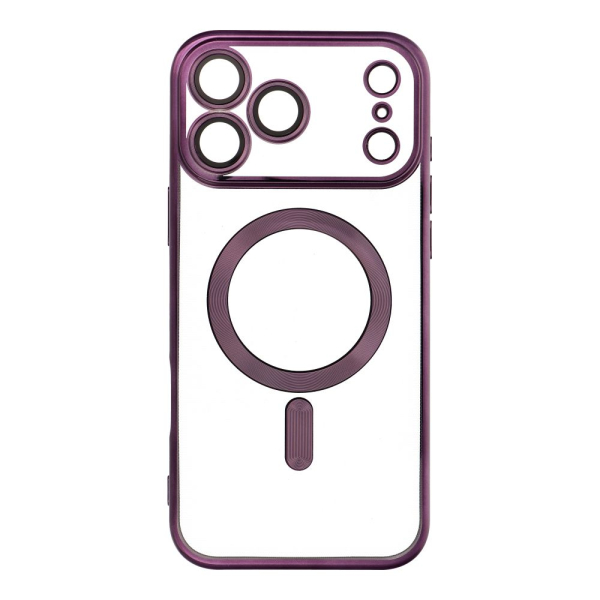 iS TPU MAG ELECTRO IPHONE 17 PRO MAX trans purple backcover - Image 2