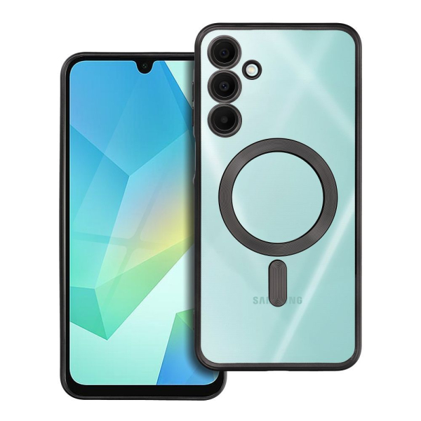 iS TPU MAG ELECTRO SAMSUNG A16 4G / A16 5G trans black backcover - Image 2