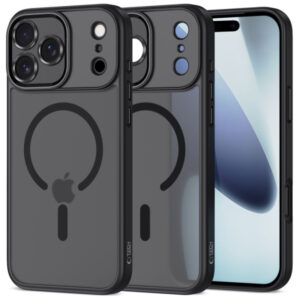 TECH-PROTECT MAGCAM MAGSAFE CASE IPHONE 17 PRO matte black backcover