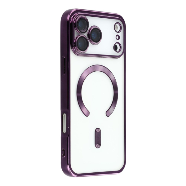 iS TPU MAG ELECTRO IPHONE 17 PRO MAX trans purple backcover - Image 2