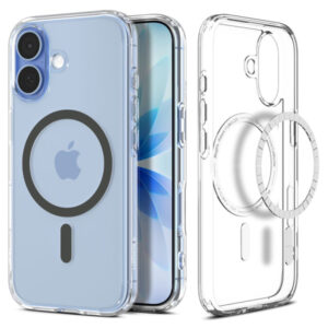 SPIGEN ULTRA HYBRID MAG IPHONE 17 clear graphite backcover