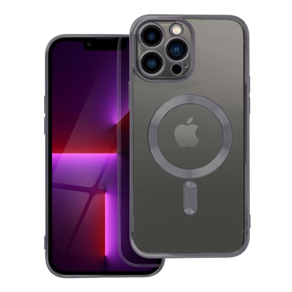 iS TPU MAG ELECTRO IPHONE 13 PRO MAX trans black backcover - Image 2