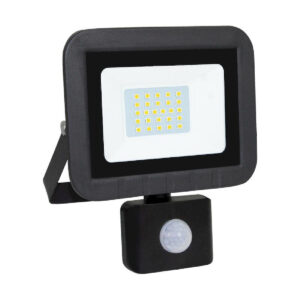GEYER Προβολέας led μαύρος με ανιχνευτή κίνησης 20W 4000K LPRM20CS
