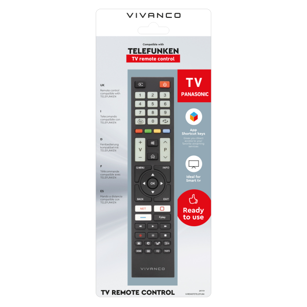 VIVANCO ΤΗΛΕΧΕΙΡΙΣΤΗΡΙΟ FOR TELEFUNKEN TV - Image 2
