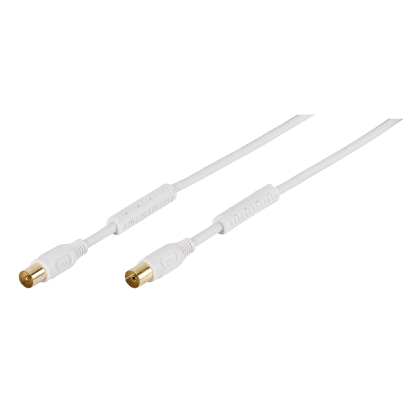 VIVANCO ANTENNA CABLE 100dB FERRITE 10m white