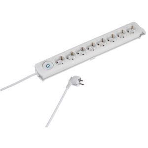 VIVANCO 8WAY (8XSchuko) WITH SHUTTER ΠΟΛΥΠΡΙΖΟ 1.4m white