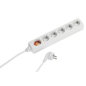 VIVANCO 6WAY (6XSchuko) ΠΟΛΥΠΡΙΖΟ 1.4m white