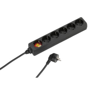 VIVANCO 6WAY (6XSchuko) ΠΟΛΥΠΡΙΖΟ 1.4m black