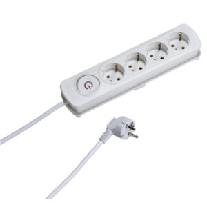 VIVANCO 4WAY ΠΟΛΥΠΡΙΖΟ with shutter 1.4m white