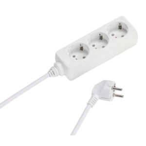 VIVANCO 3WAY (3 X Schuko) ΠΟΛΥΠΡΙΖΟ 1.4m white