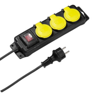 VIVANCO 3WAY OUTDOOR (3 X Schuko) ΠΟΛΥΠΡΙΖΟ 2m black