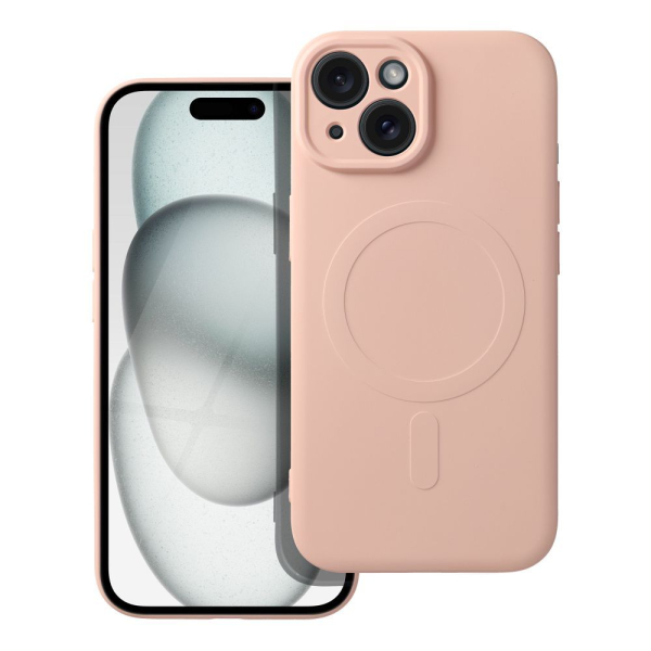 iS TPU SILICONE MAG IPHONE 15 pink backcover - Image 2