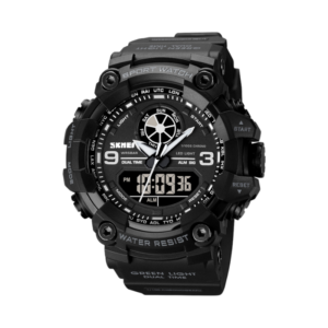 Ψηφιακό/αναλογικό ρολόι χειρός - 2226 - Black