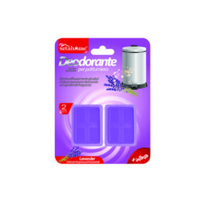 Σετ 2 αρωματικές ταμπλέτες κάδου σκουπιδιών λεβάντα