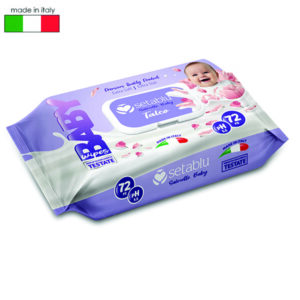 Σετ 72 μωρομάντηλα με καπάκι άρωμα πούδρα