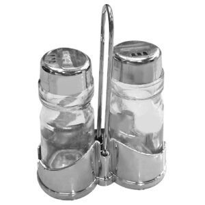 Αλατοπίπερο σετ σε Βάση Σετ= 13x7x5cm Homie 1002167