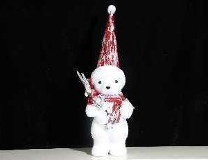 Χριστουγεννιάτικο διακοσμητικό Αρκουδάκι - 24C-12 - 57*16cm - 024128