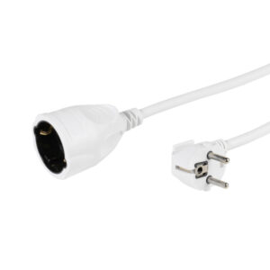 VIVANCO SCHUKO EXTENSION LEAD 5m white