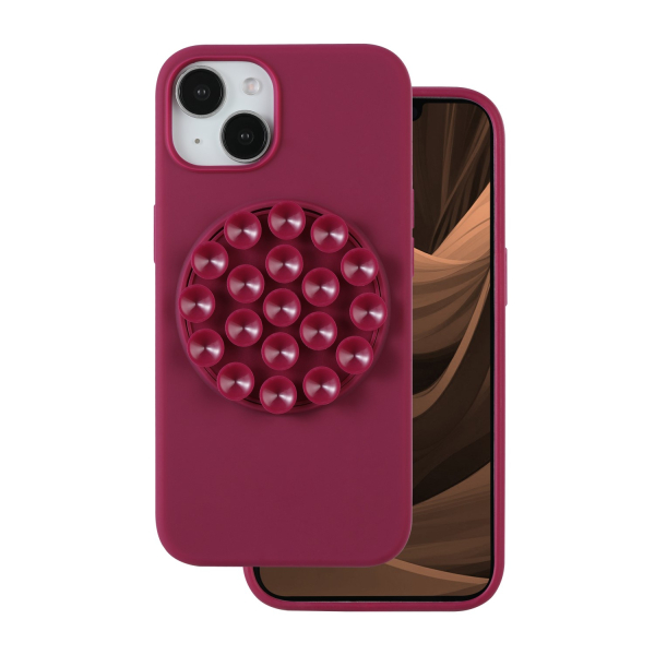 SPD SENSO STICK CASE IPHONE 15 maroon backcover