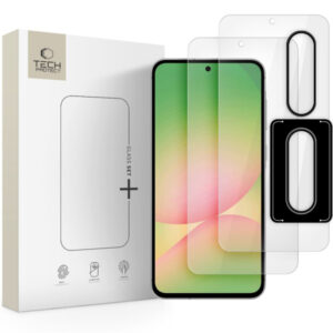 TECH-PROTECT GLASS SET+ SCREEN PROTECTOR 3-PACK SAMSUNG A36 5G / A56 5G CLEAR