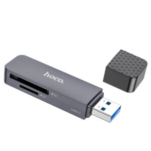 HOCO MEMORY CARD READER USB 3.0 SD/MICRO SD grey