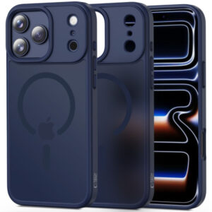 TECH-PROTECT MAGMAT MAGSAFE CASE IPHONE 17 PRO deep blue / matte backcover