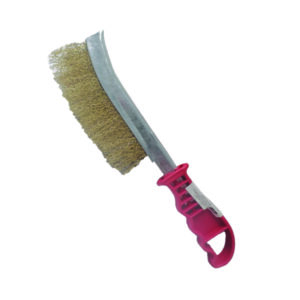 Συρματόβουρτσα με πλαστική λαβή 23cm