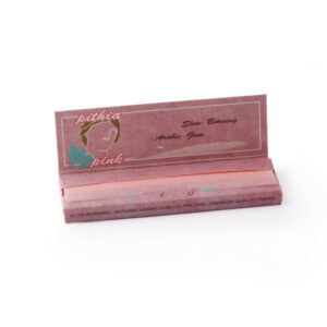 Χαρτάκια (60φ) Πυθία Φύσις στριφτών τσιγάρων ροζ συσκευασία 50 τεμαχίων