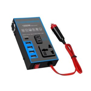 Μετασχηματιστής - Power Inverter αυτοκινήτου - 1500W - 12V DC to 220V AC - 4xUSB - 1530118/015 - 150975