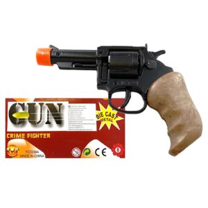 Περίστροφο Μεταλλικό 8σφαιρο 16x8cm Carnavalista 23236