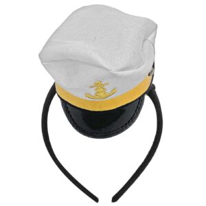 Καπελάκι Μίνι με Στέκα Καπετάνιου Καπελάκι=11x10cm Carnavalista 232338