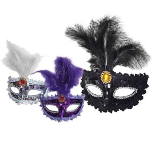 Μάσκα Βενετσιάνικη με Φτερά & Πετράδι  Carnavalista 232420