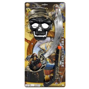 Σετ Πειρατή 3τεμ 58x29cm Carnavalista 232444