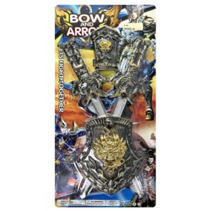 Σετ με Περικάρπιο, Ασπίδα & 2 Σπαθιά 4τεμ 63x29cm Carnavalista 232447