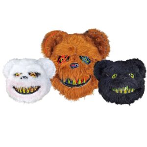 Μάσκα Τριχωτή Αρκούδα 25x25cm Carnavalista 232551