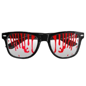 Γυαλιά Αμφίεσης Μαύρα με Αίμα 15x5cm Carnavalista 232709