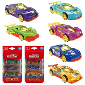 Σετ 3 Οχήματα die Cast Metal Free Wheels 10x19x3.5cm ToyMarkt 913628