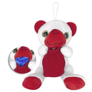 Αρκουδάκι Λούτρινο με Πουγκί Δώρου 20cm ToyMarkt 99513