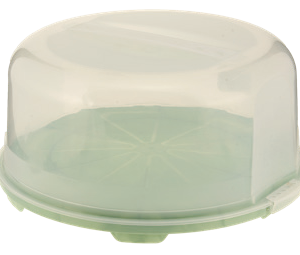 Πλαστική τουρτιέρα στρογγυλή 36x 16cm